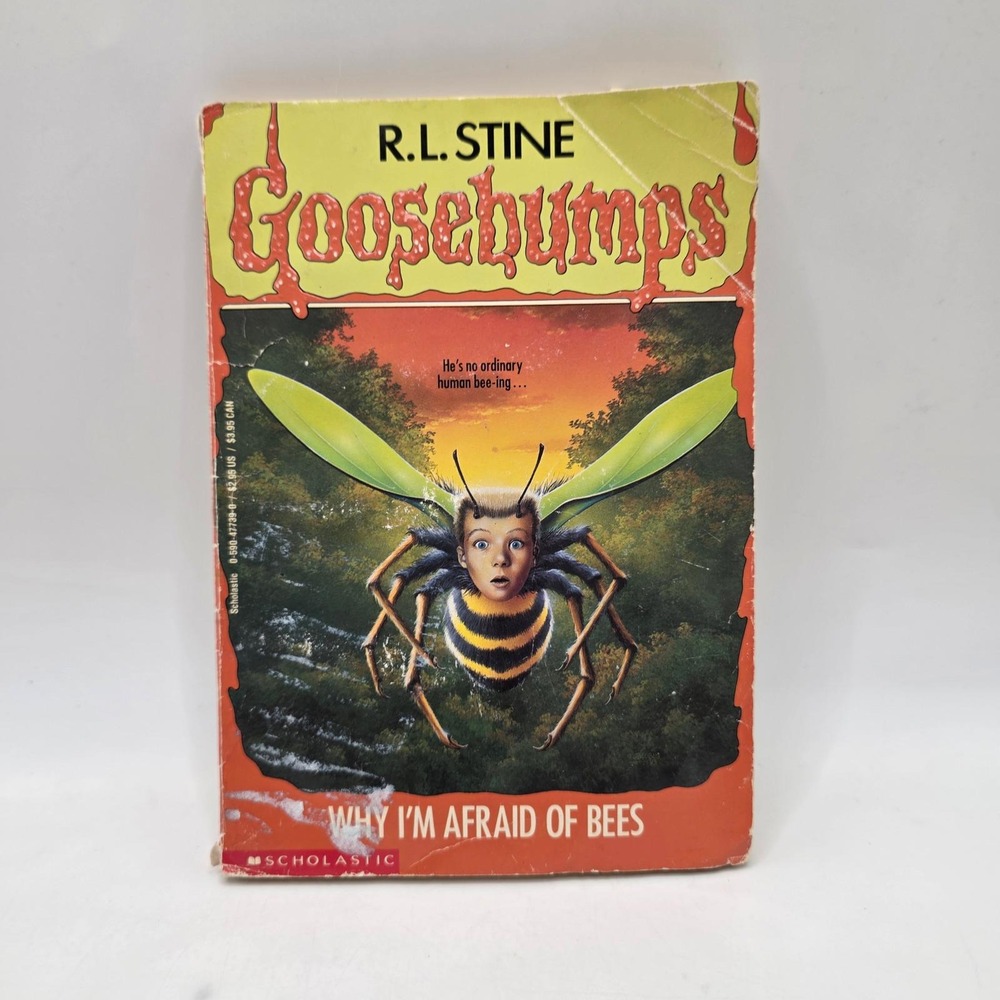 Goosebumps #17 Why I'm Afraid of Bees R.L. Stine 1st Printing 1994 Vintage Book